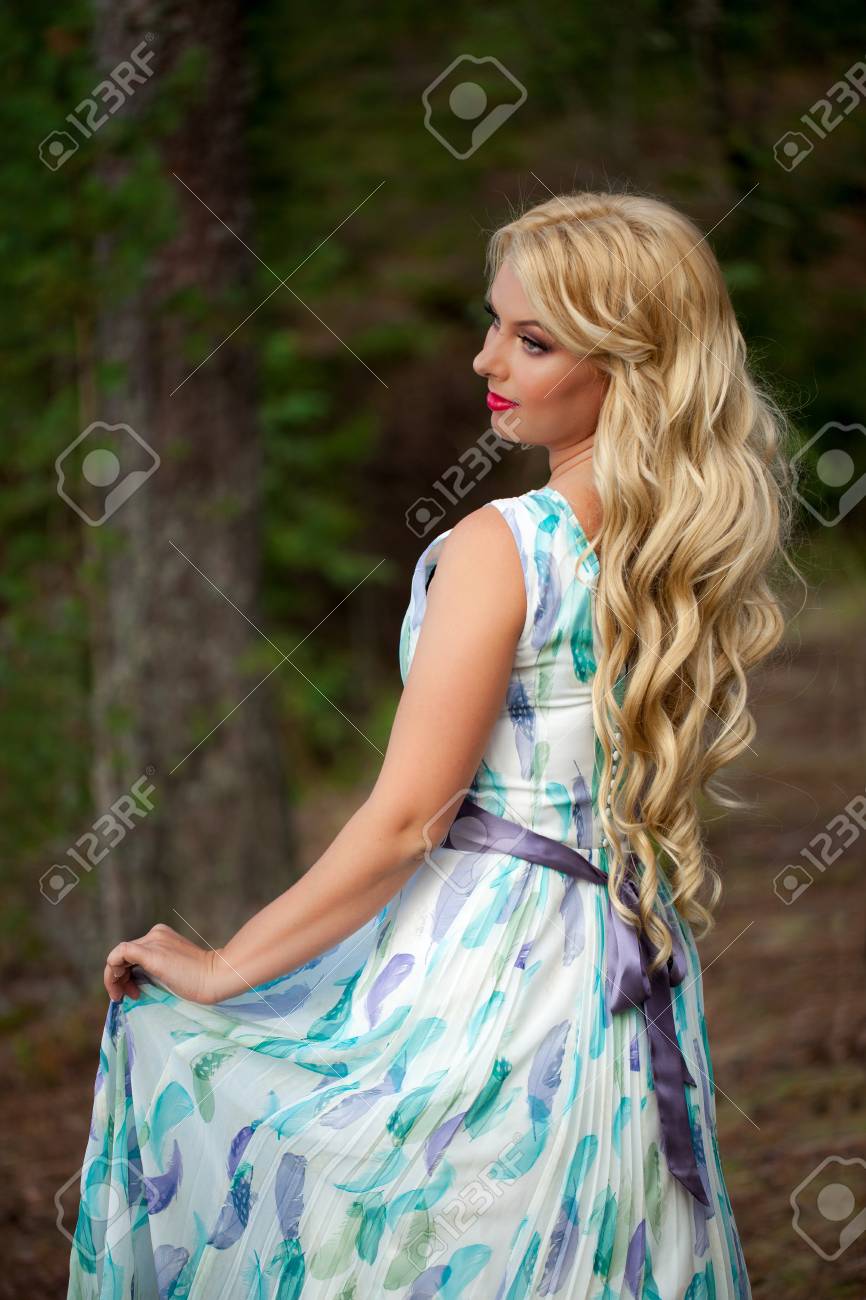 white dress green flowers