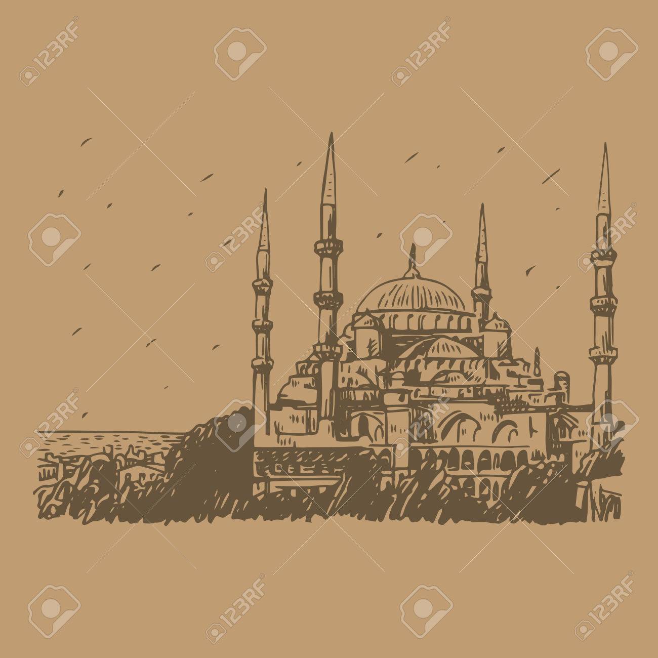 ブルー モスク イスタンブール トルコ ベクトル フリーハンド鉛筆スケッチ のイラスト素材 ベクタ Image ブルー モスク イスタンブール トルコ ベクトル フリーハンド鉛筆スケッチ のイラスト素材 ベクタ Image