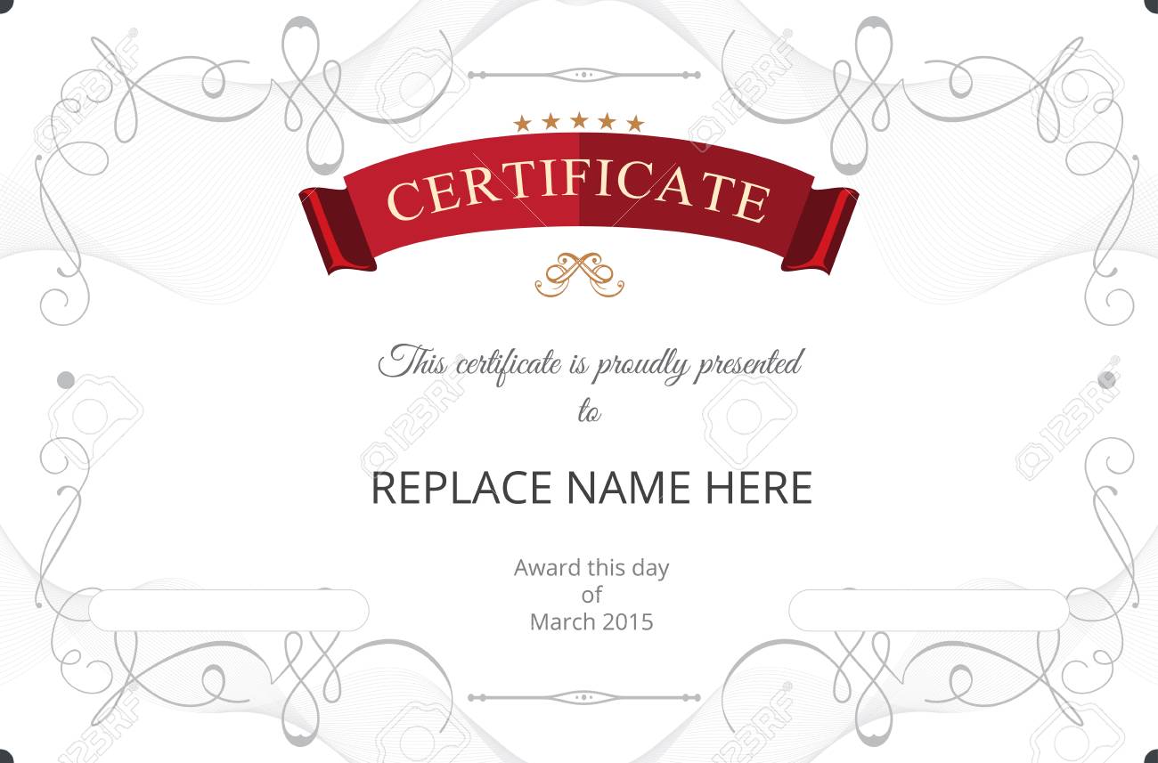 certificate border certificate template