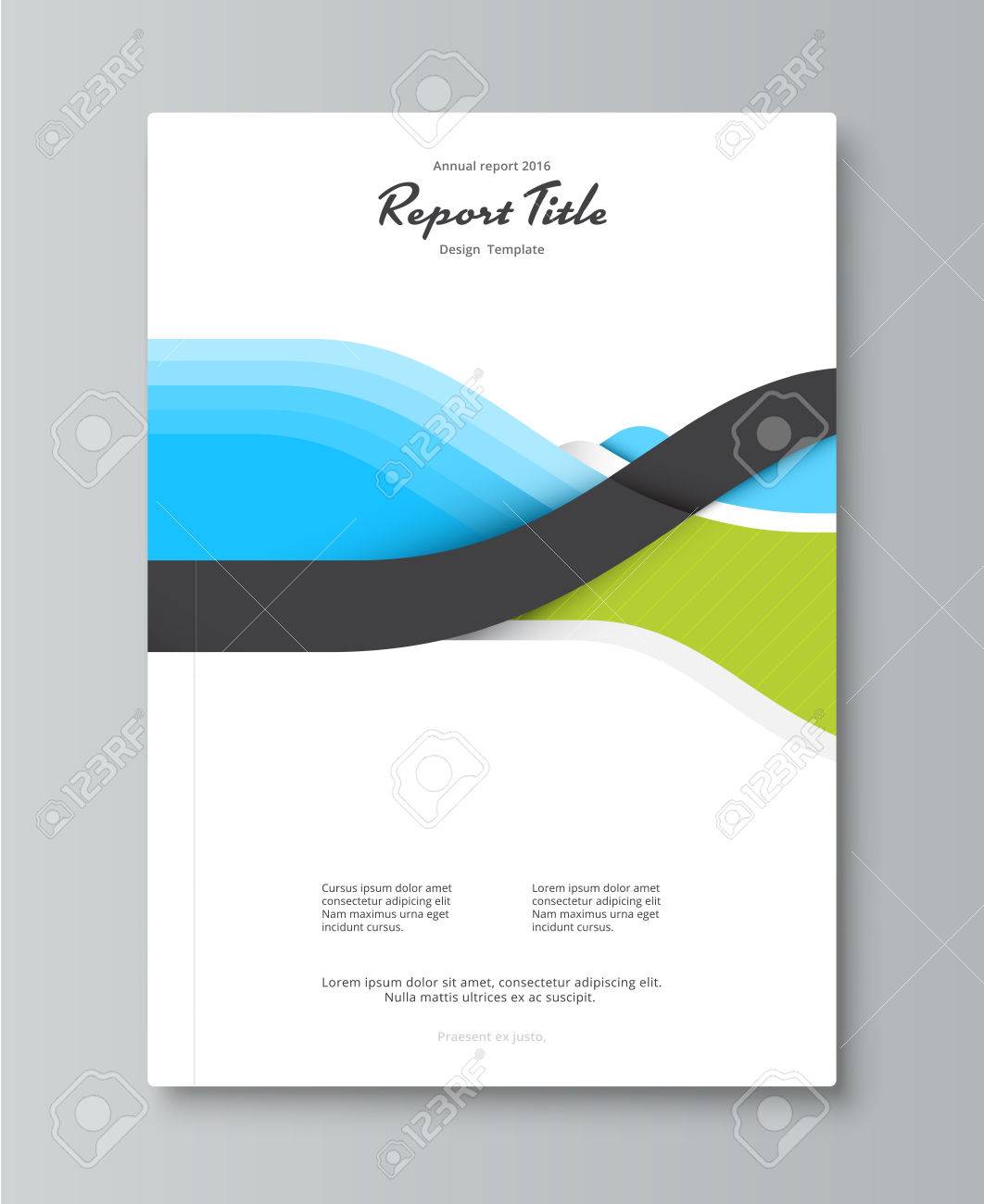 annual report cover design book brochure template with sample