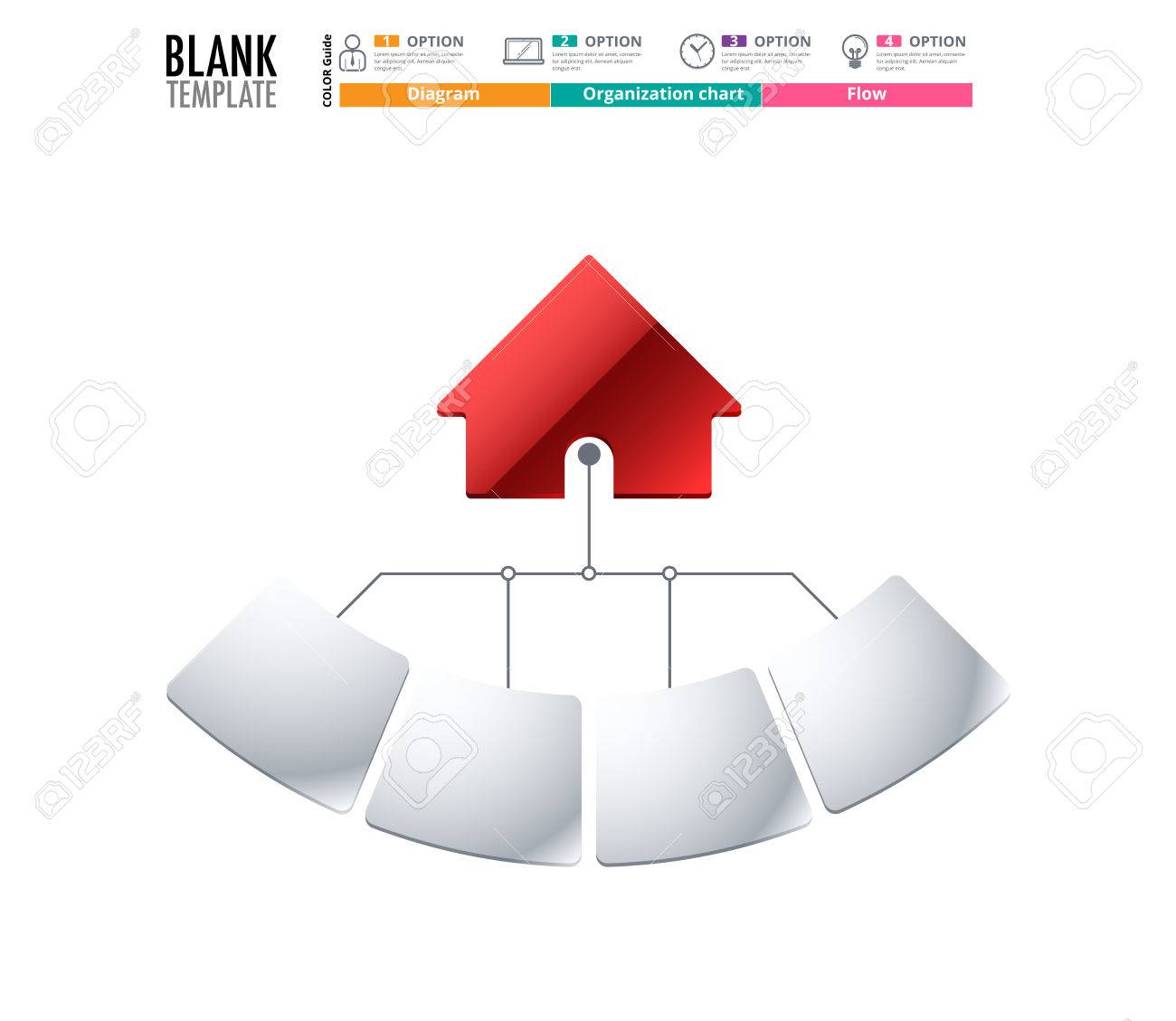 Diagram Template, Organization Chart Template. Flow Template, Blank Diagram  For Replace Text, White Color, Circle Diagram, Vector Stock Design. (blank)  Royalty Free SVG, Cliparts, Vectors, And Stock Illustration. Image 58736271.