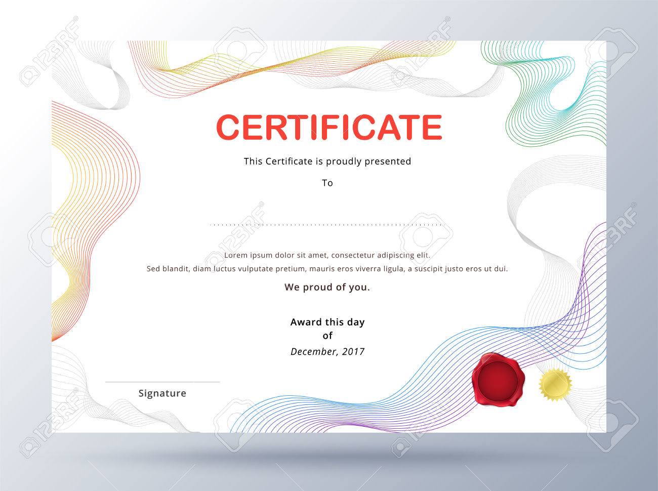 congratulations certificate