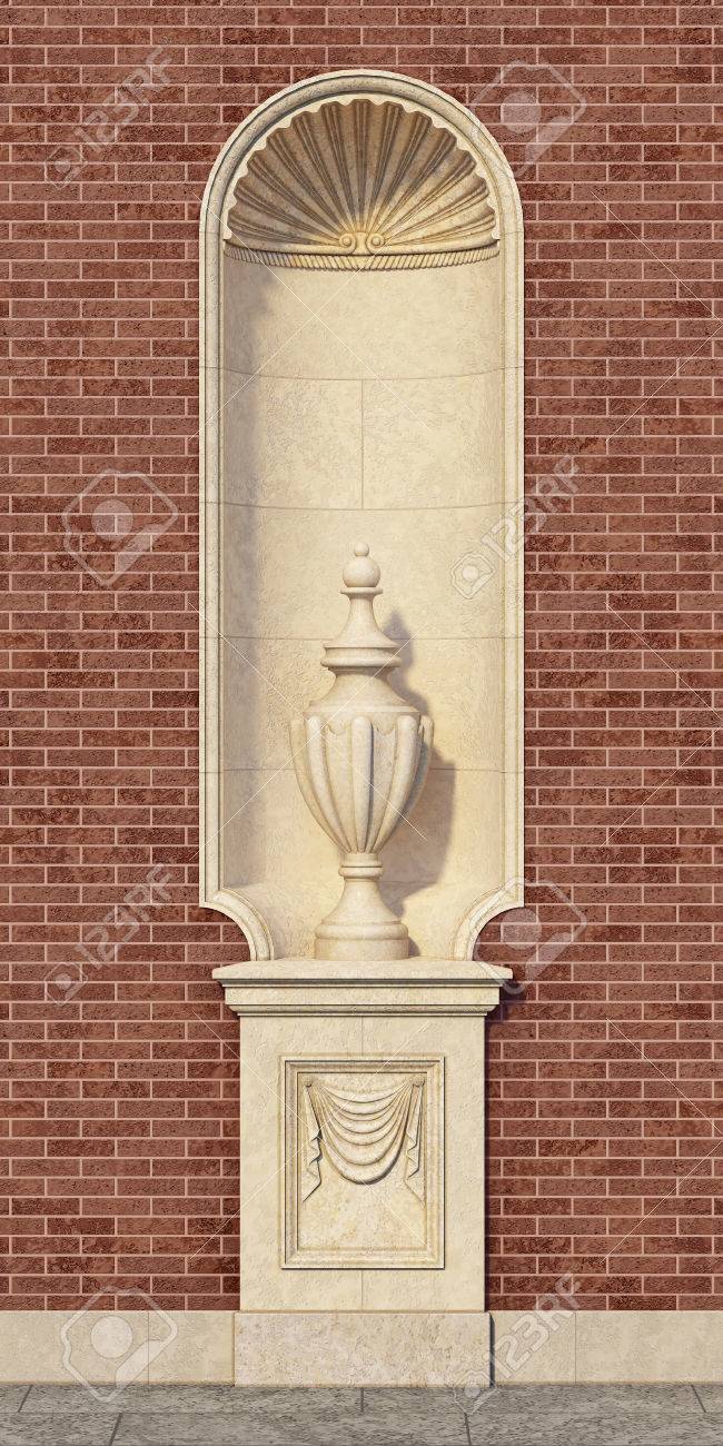 Image result for Vase in a niche