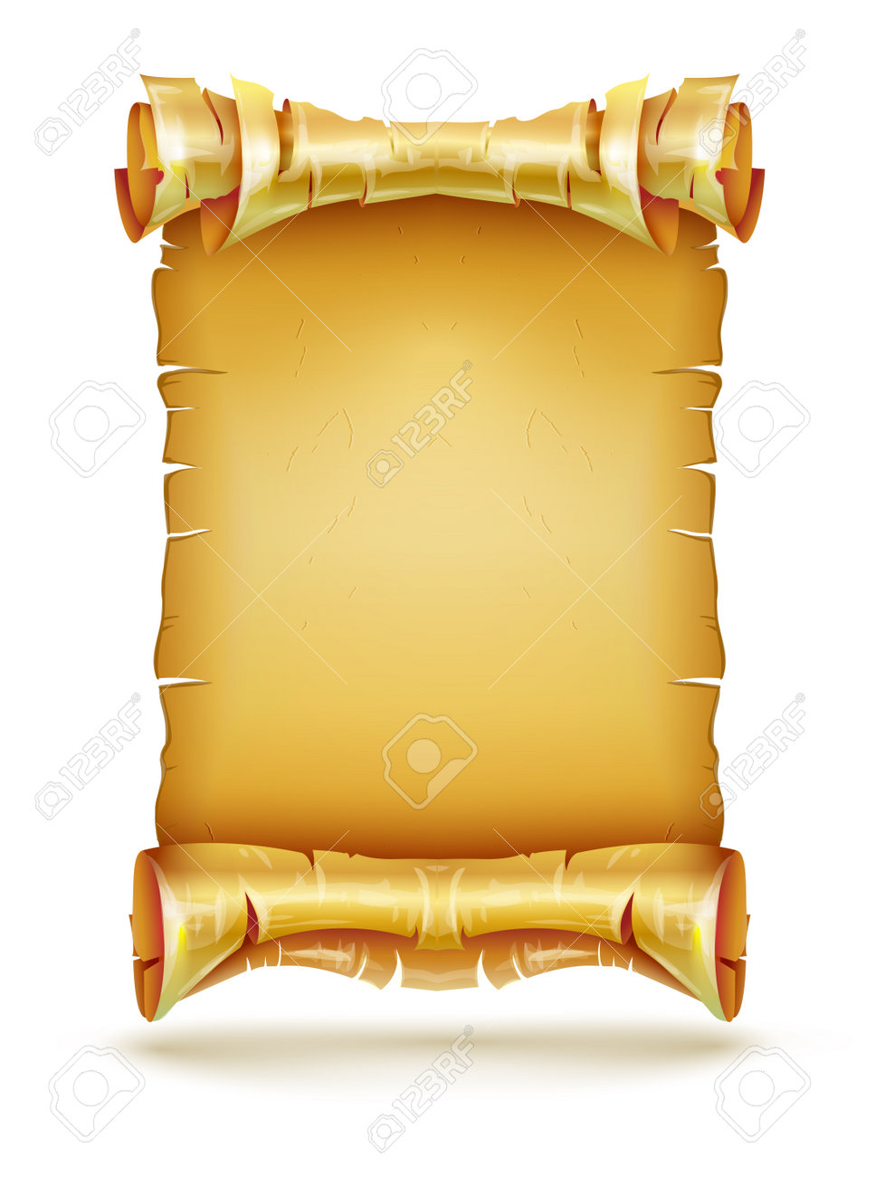 paper scroll old anicent parchment manuscript scrolled document old fashioned scroll template