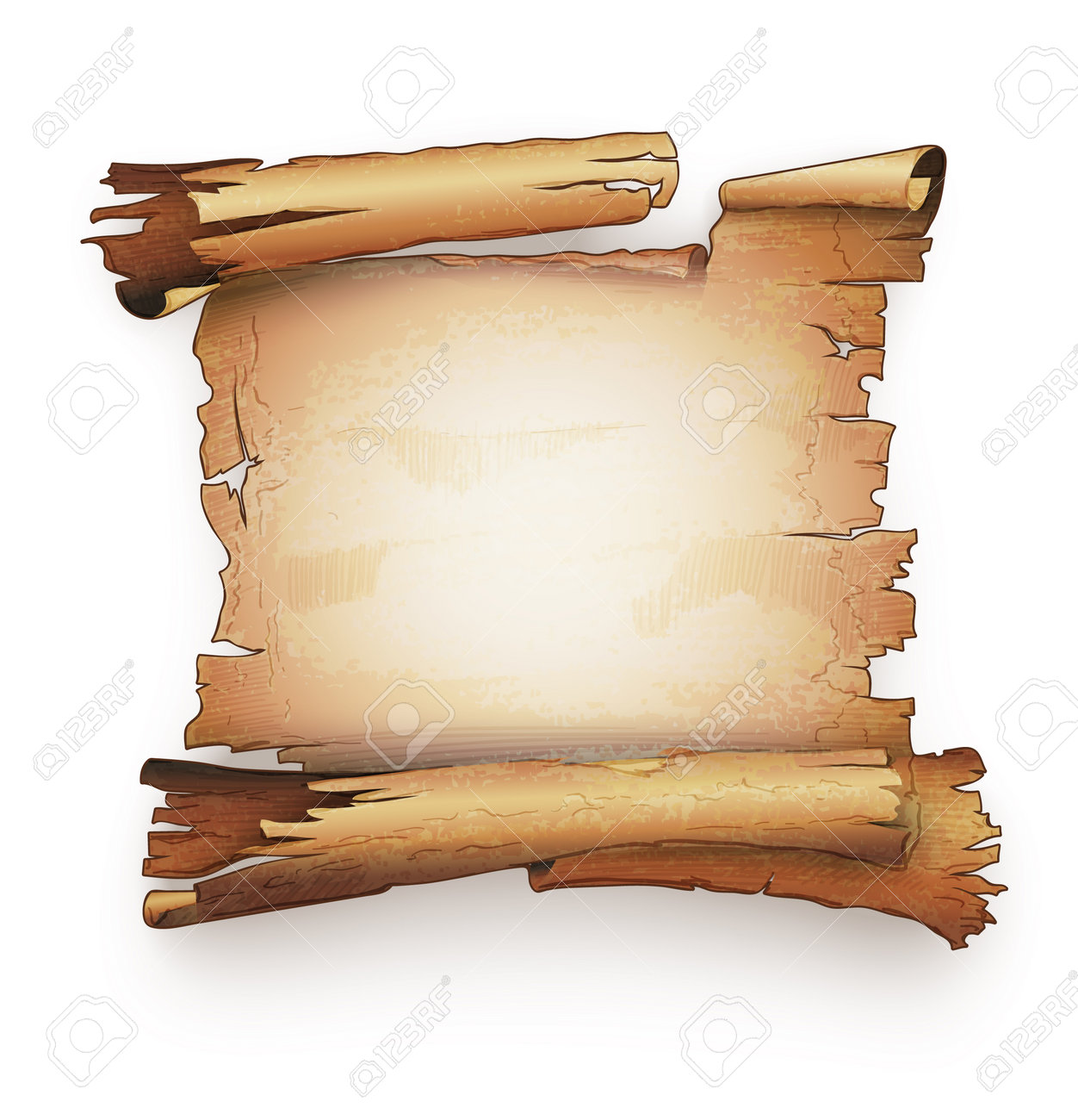 paper scroll old anicent parchment manuscript scrolled document