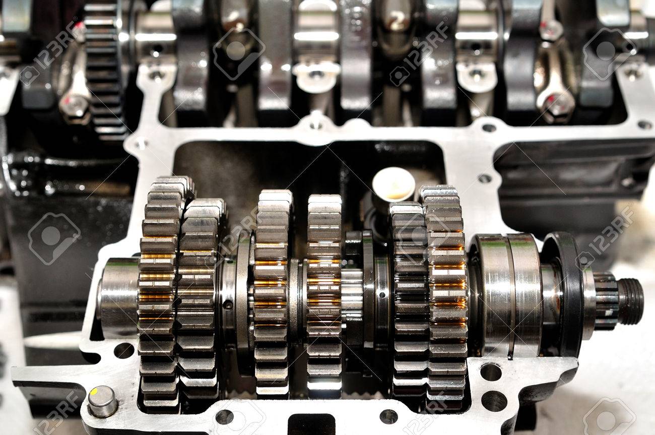 motorcycle gear box with crankshaft behind stock photo, picture andmotorcycle gear box with crankshaft behind stock photo 49263822