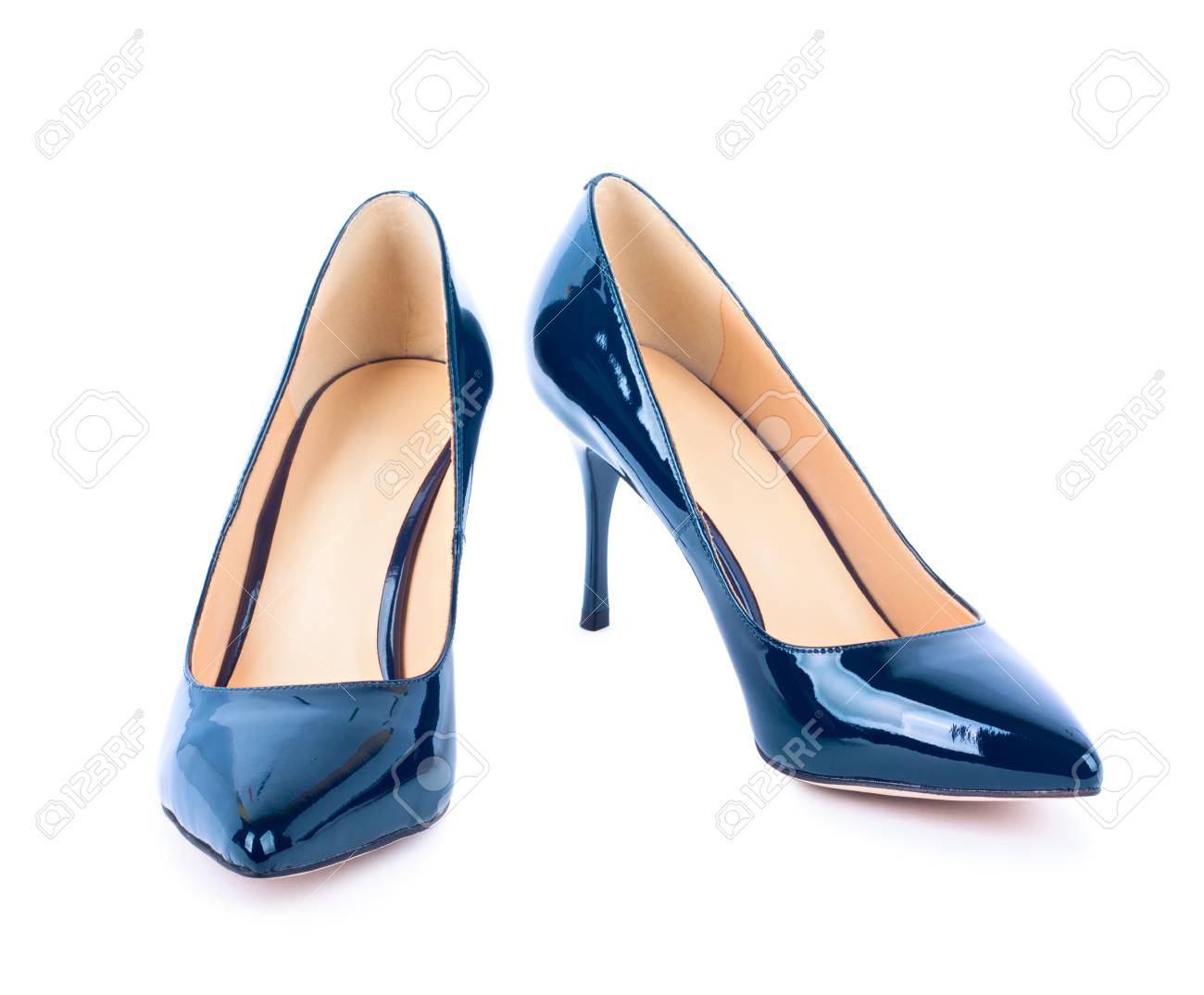 beautiful blue shoes