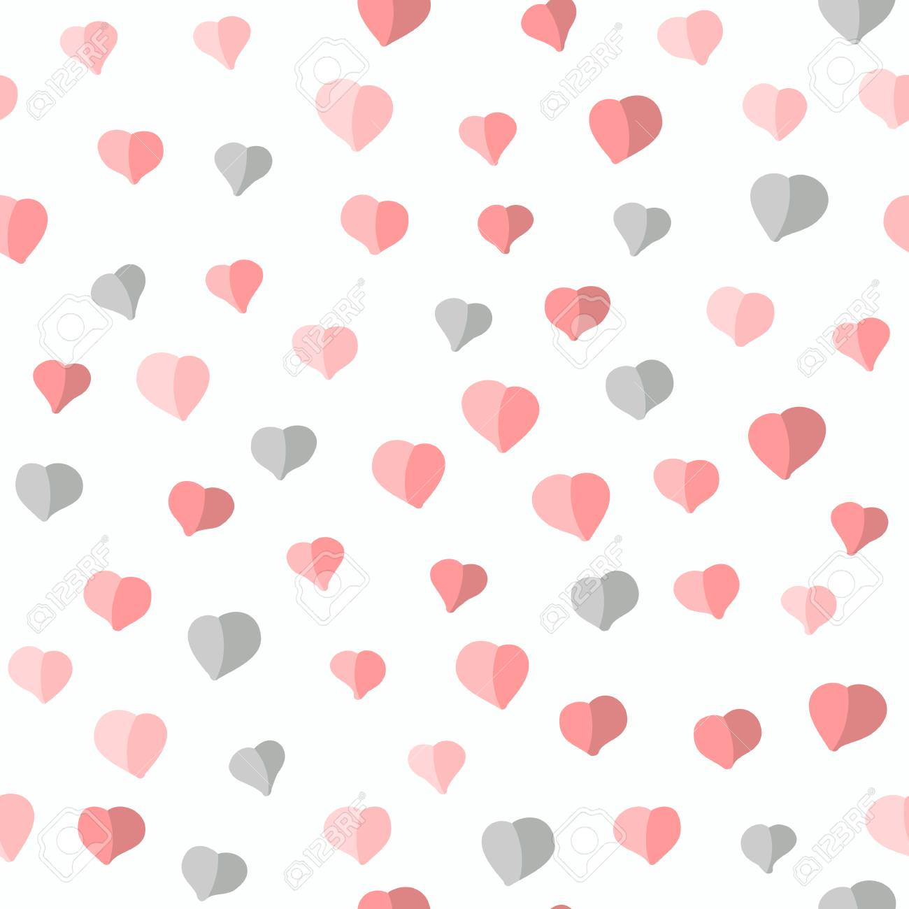 seamless pattern with hearts