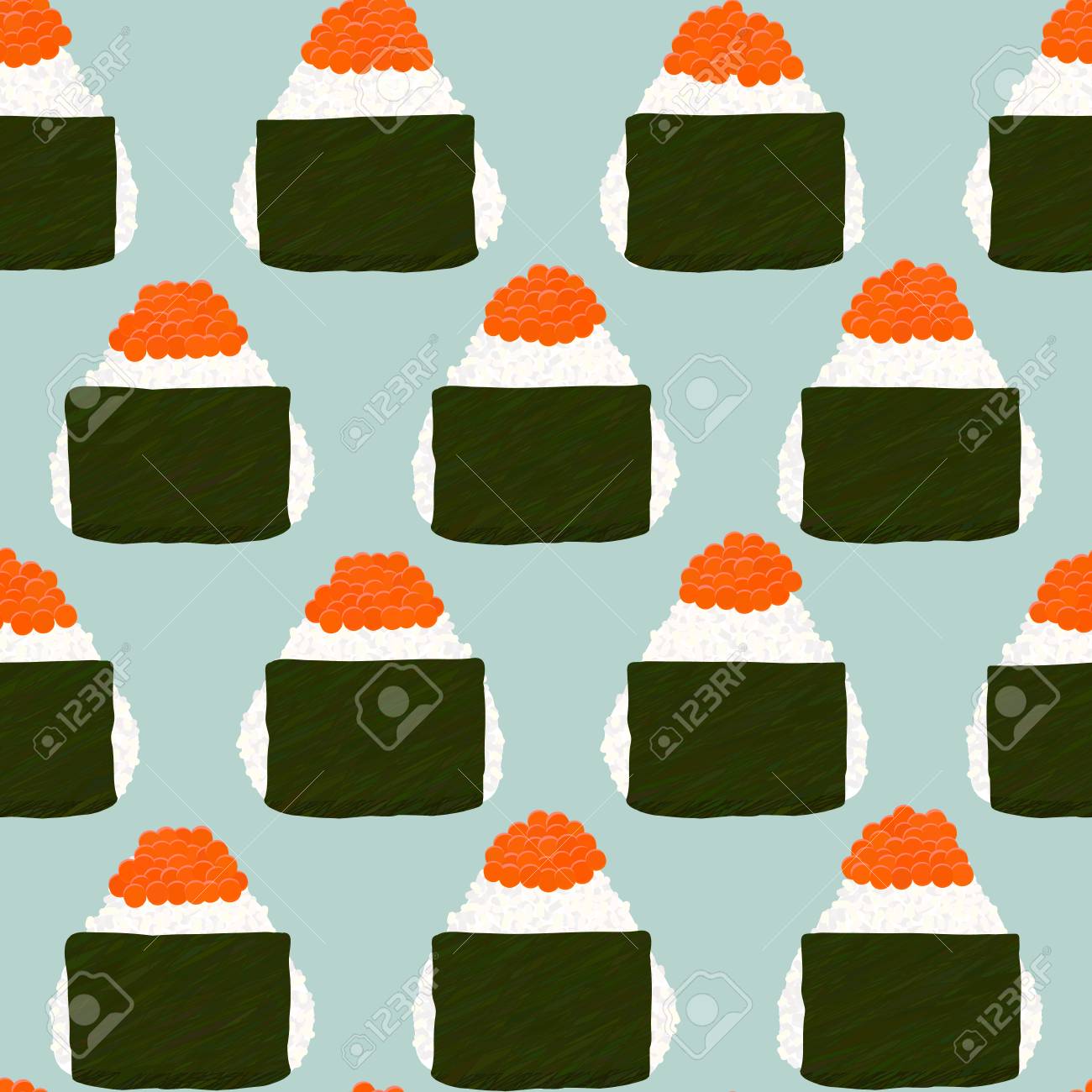 Onigiri Topped With Salmon Roe Ikura Seamless Pattern Japanese Royalty Free Cliparts Vectors And Stock Illustration Image Onigiri Topped With Salmon Roe Ikura Seamless Pattern Japanese Royalty Free Cliparts Vectors And Stock Illustration Image