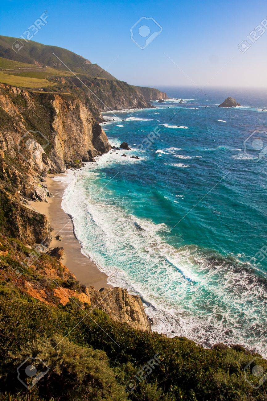 Beautiful Coastline in Big Sur,California - 19194588 Beautiful Coastline in Big Sur,California - 19194588