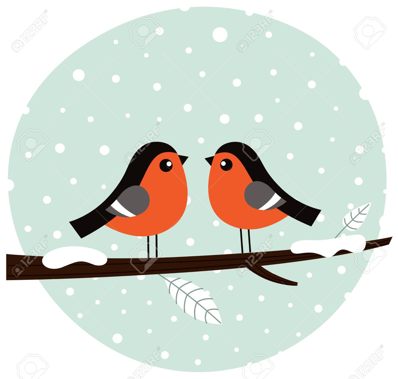 Cute Winter Birds Vector Cartoon Illustration Royalty Free Cliparts Vectors And Stock Illustration Image 17349935 cute winter birds vector cartoon illustration
