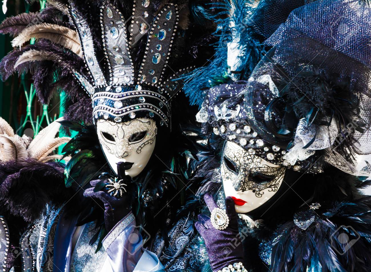 carnival masks in venice the carnival of venice is a annual stock