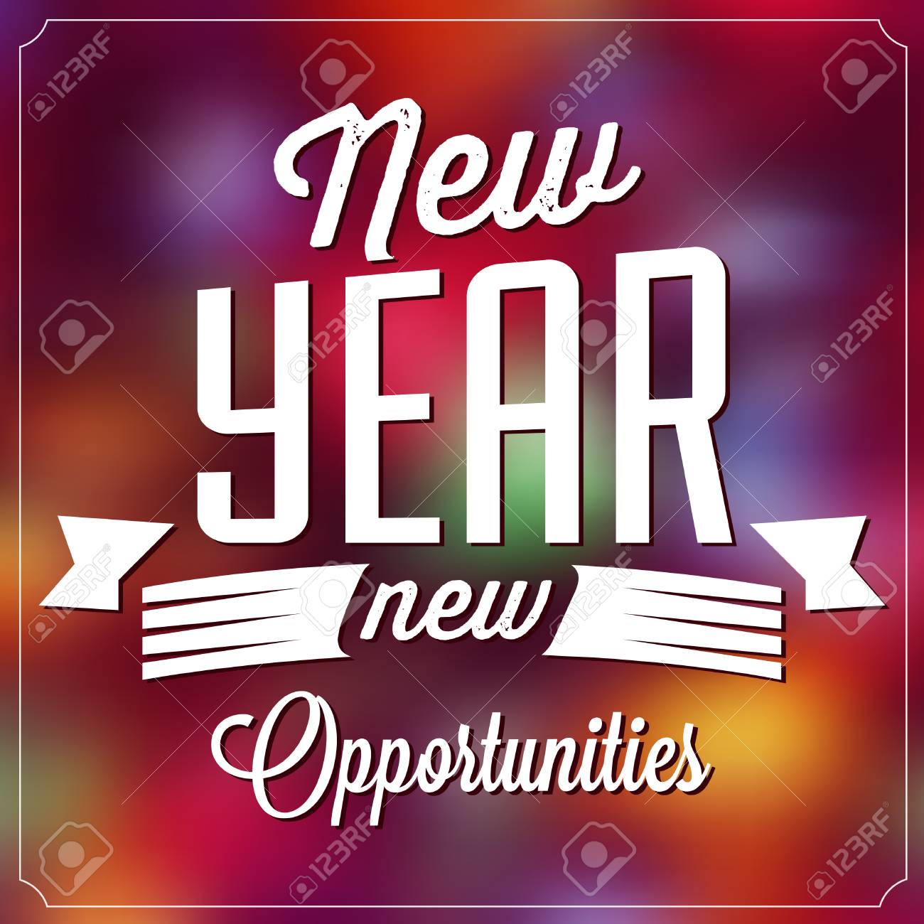 New Year New Opportunity Typographic New Year Background / New Year, New Opportunities Royalty Free  Svg, Cliparts, Vectors, And Stock Illustration. Image 53345492.