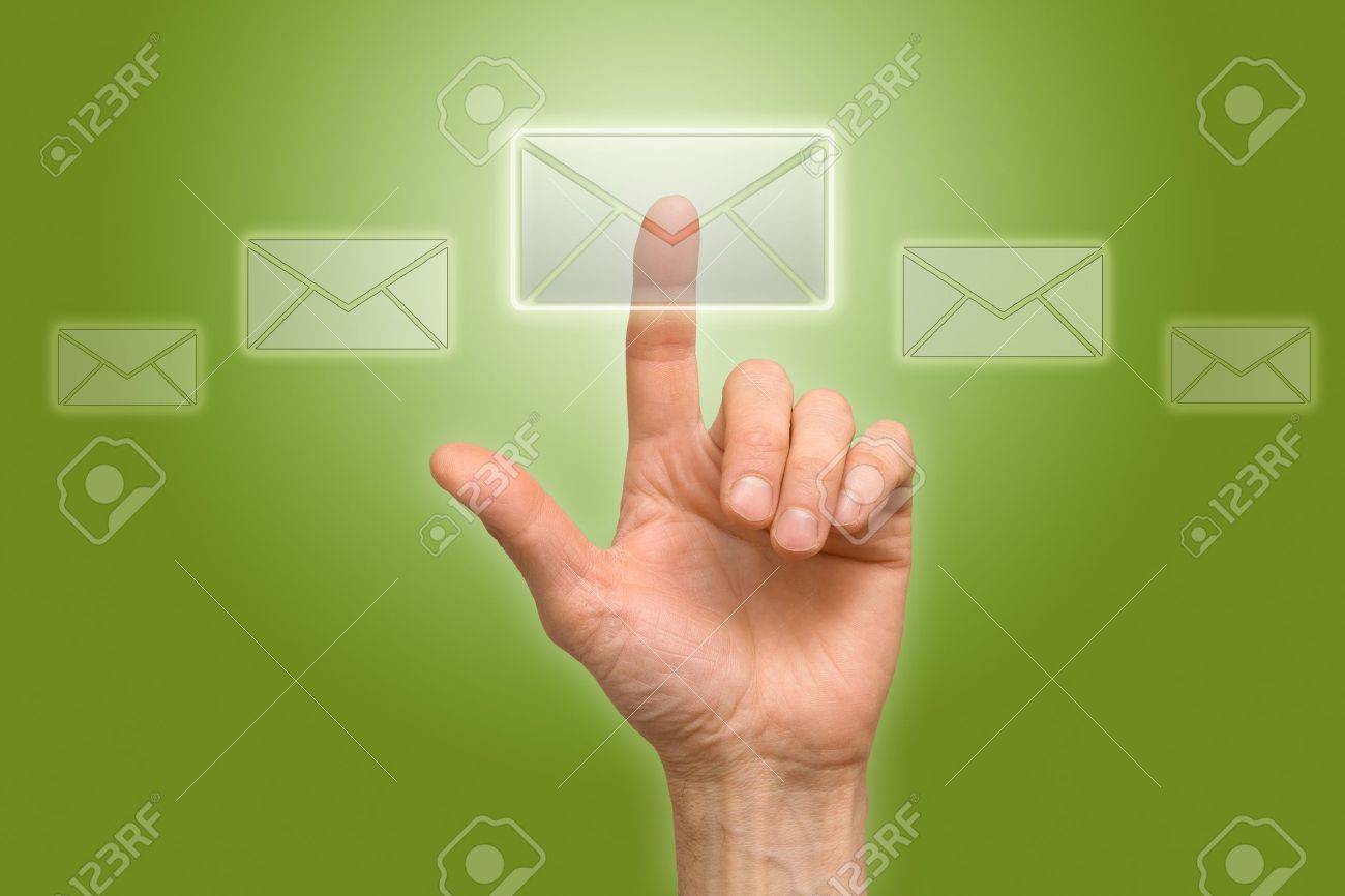 arm press the button (icon of letter) - 8932485 arm press the button (icon of letter) - 8932485