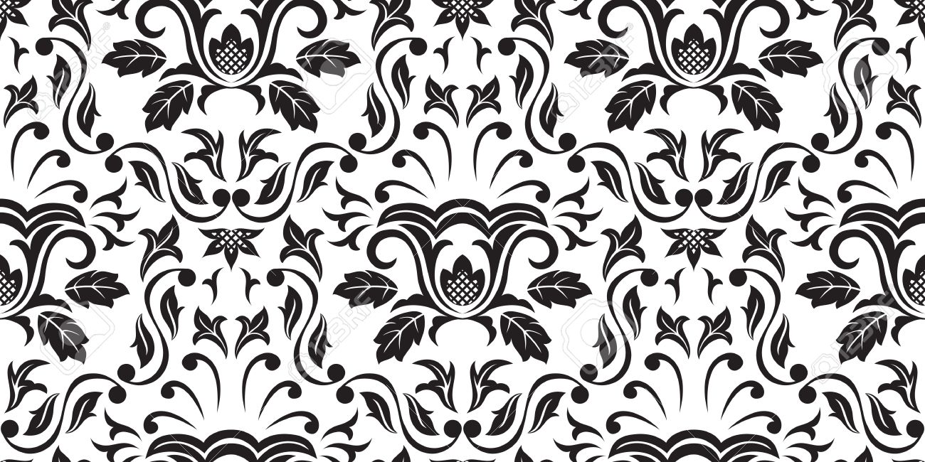 Gothic Pattern Wallpaper seamless gothic ornamental wallpaper, floral pattern, illustration Gothic Pattern Wallpaper seamless gothic ornamental wallpaper, floral pattern, illustration