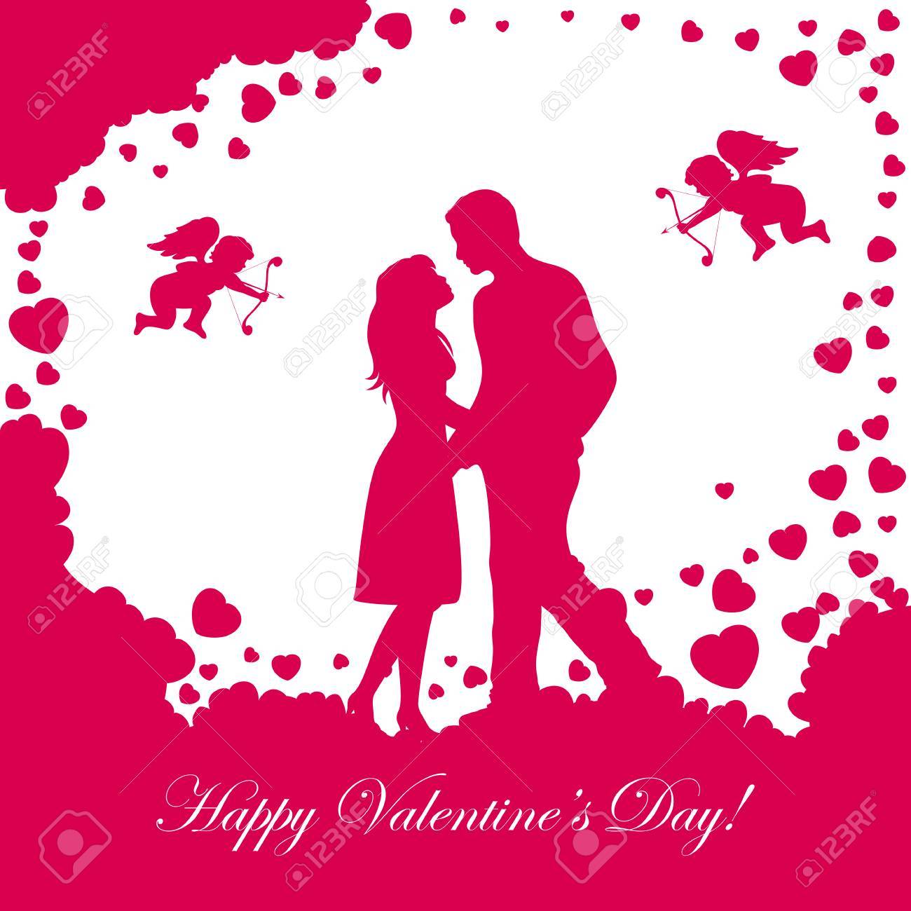 pink valentines hearts