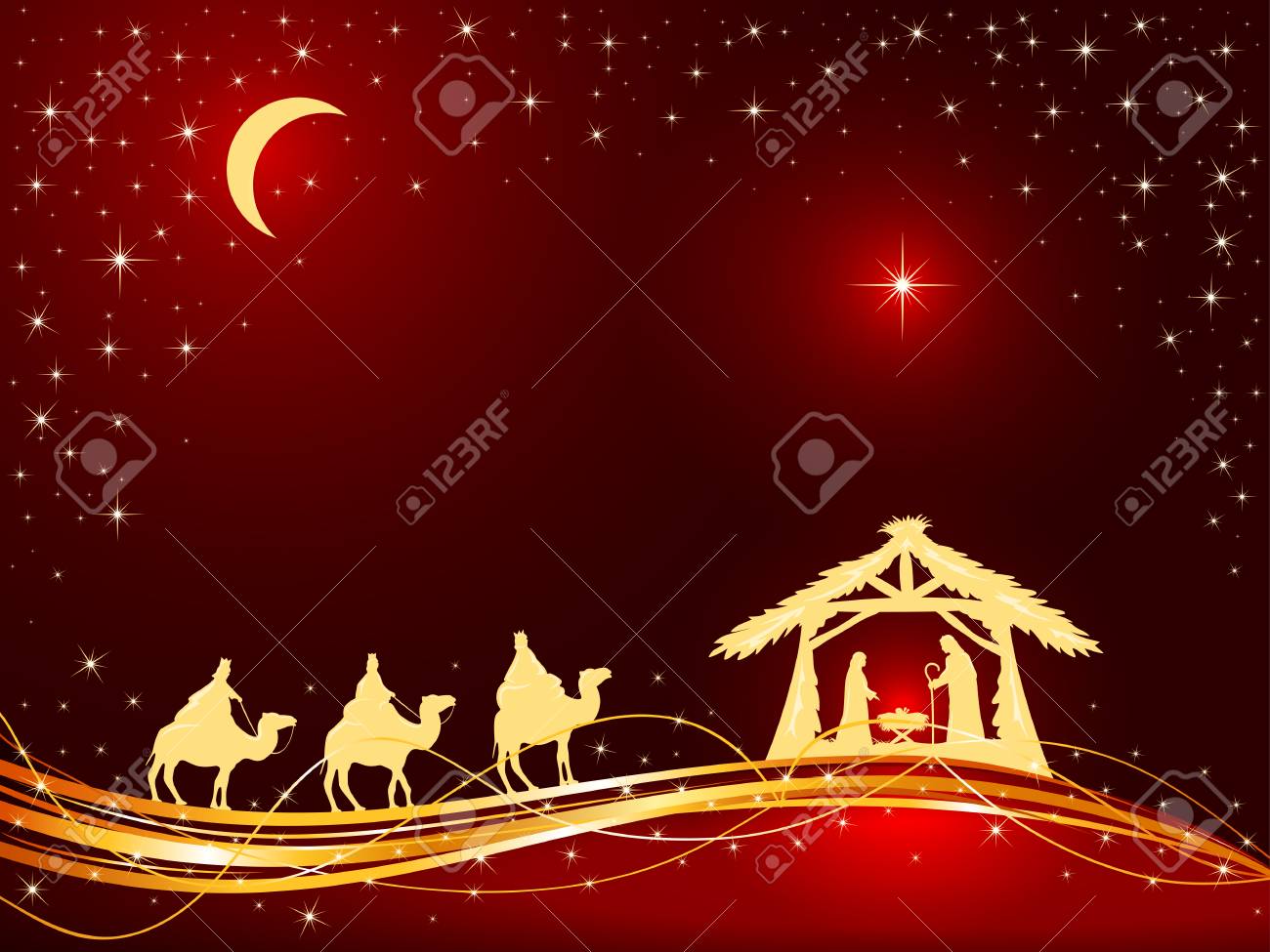 christian christmas theme birth