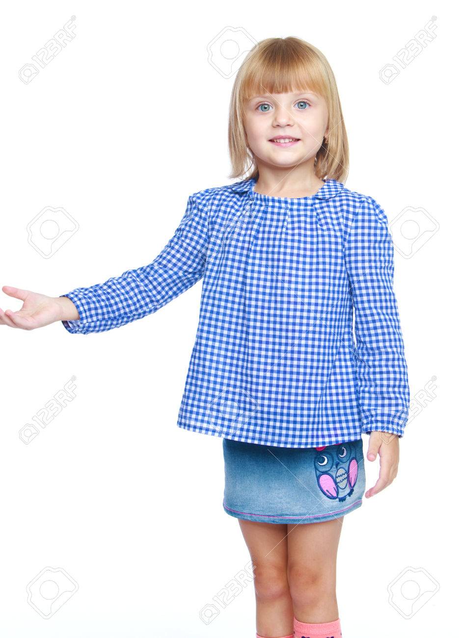 little girls jean skirt