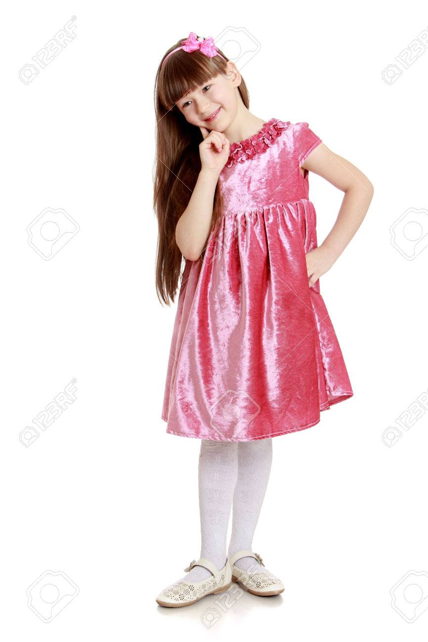 little girl velvet dress