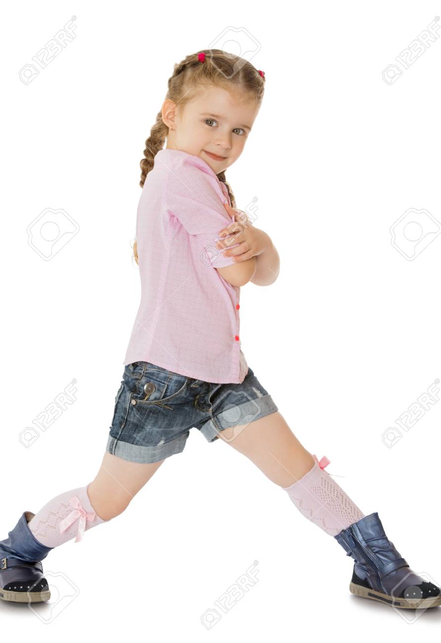 little girls denim shorts