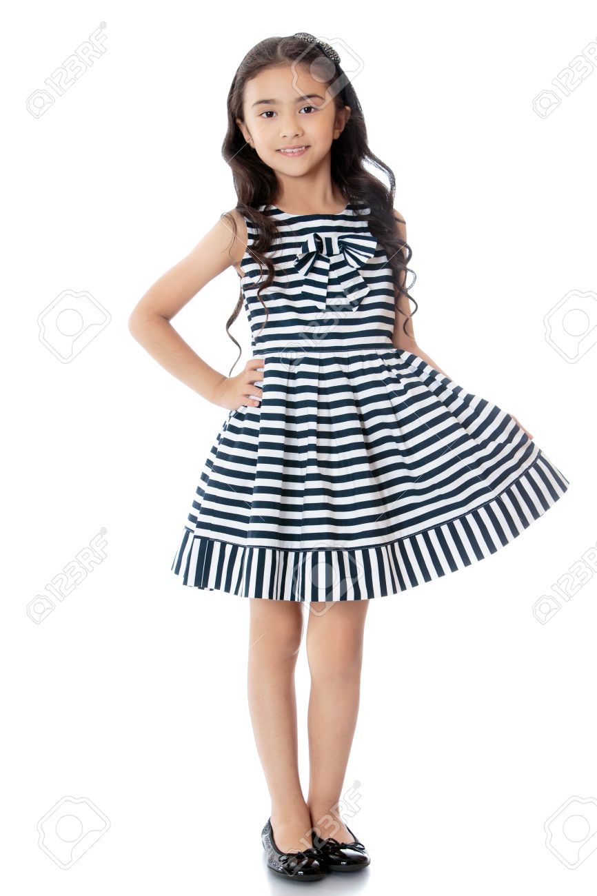 Vestidos Cortos Vestidos A Rayas Para NiÃ±as Vestidos De NiÃ±a De