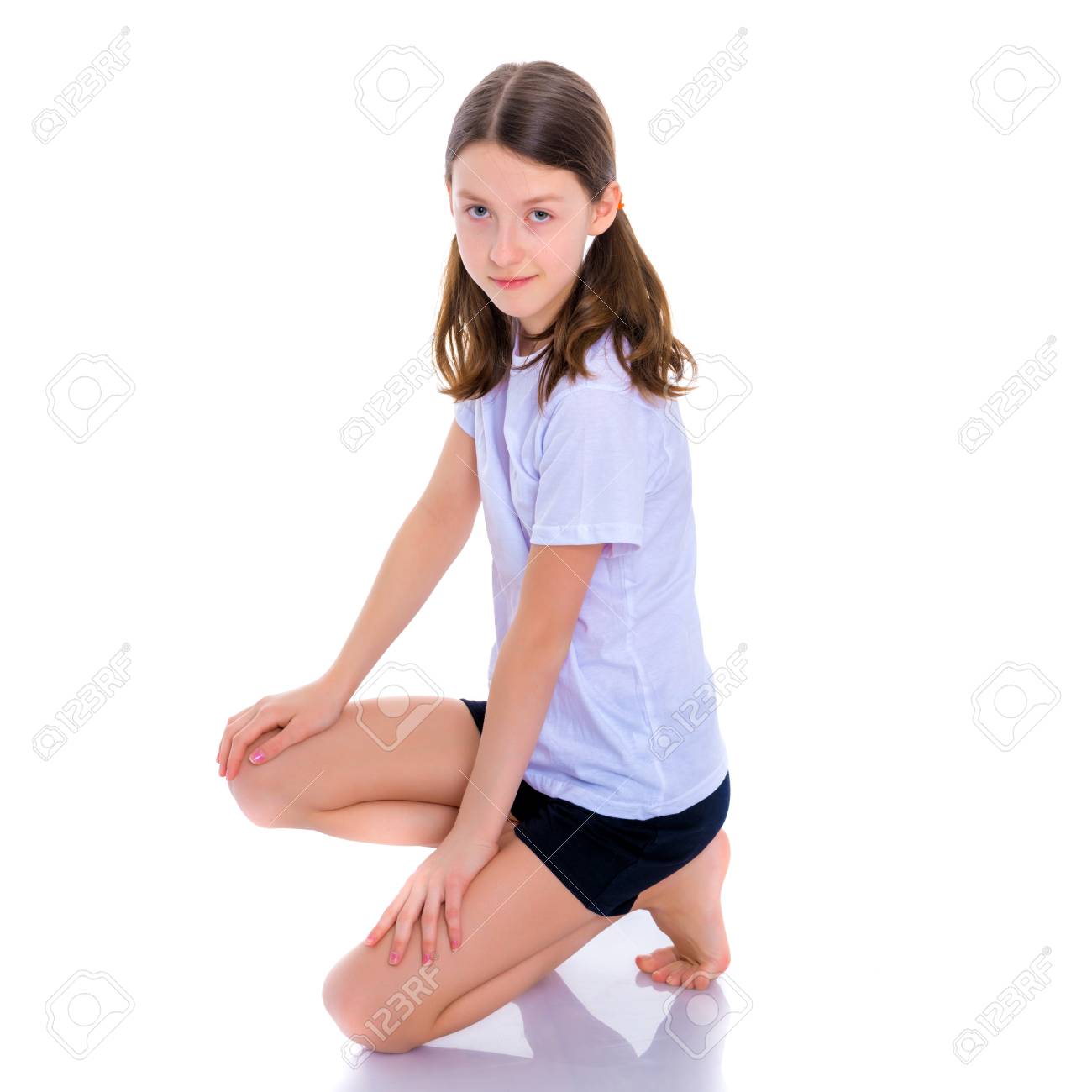 On Her Knees