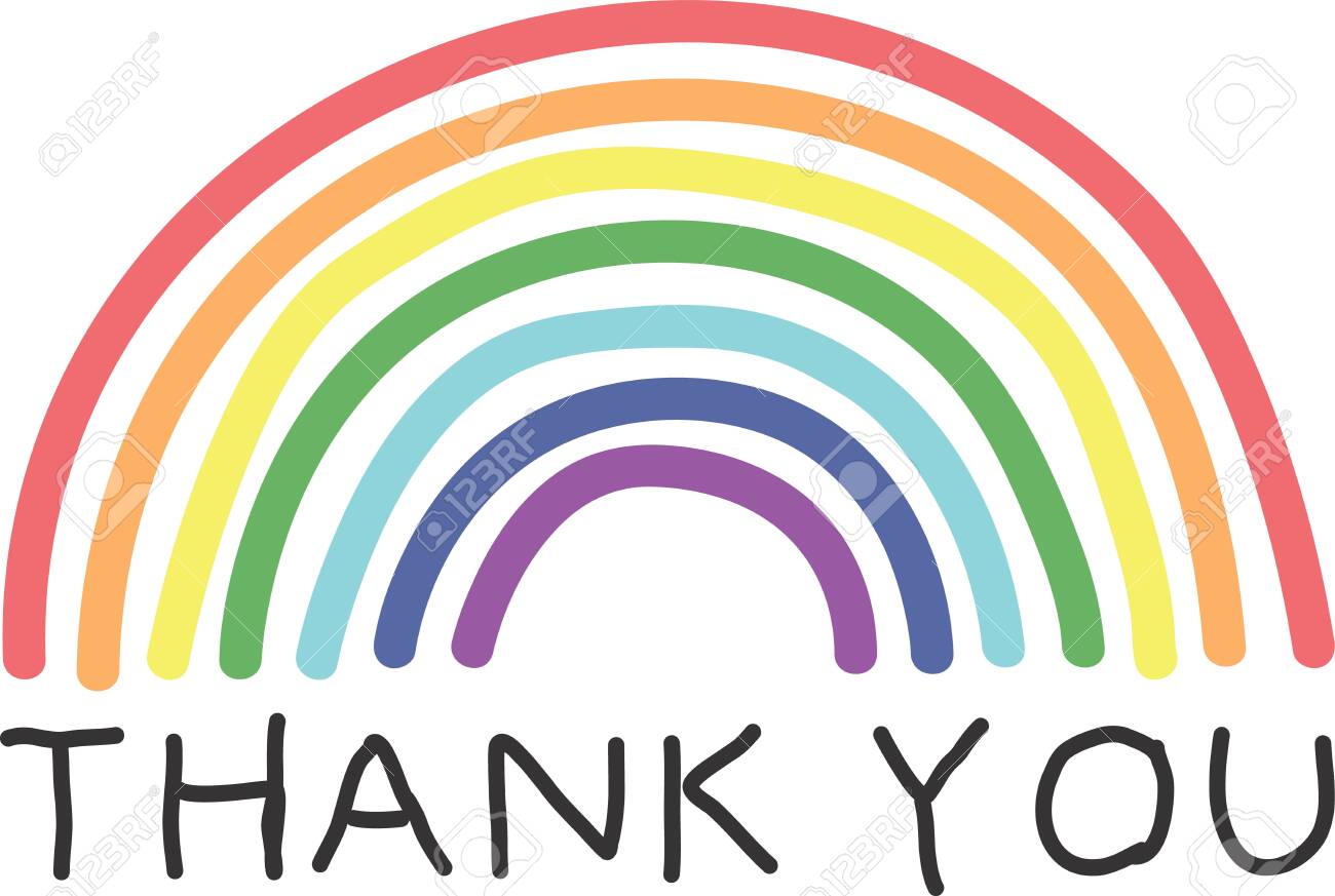 Key Workers Rainbow Delivery Workers Thank You Post Man Postie Sticker