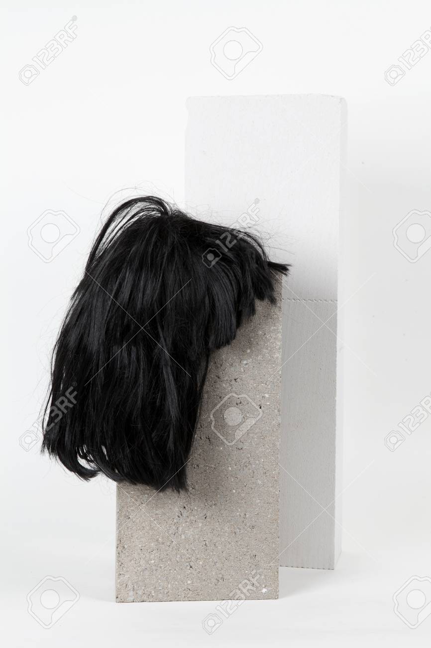 black wig funny