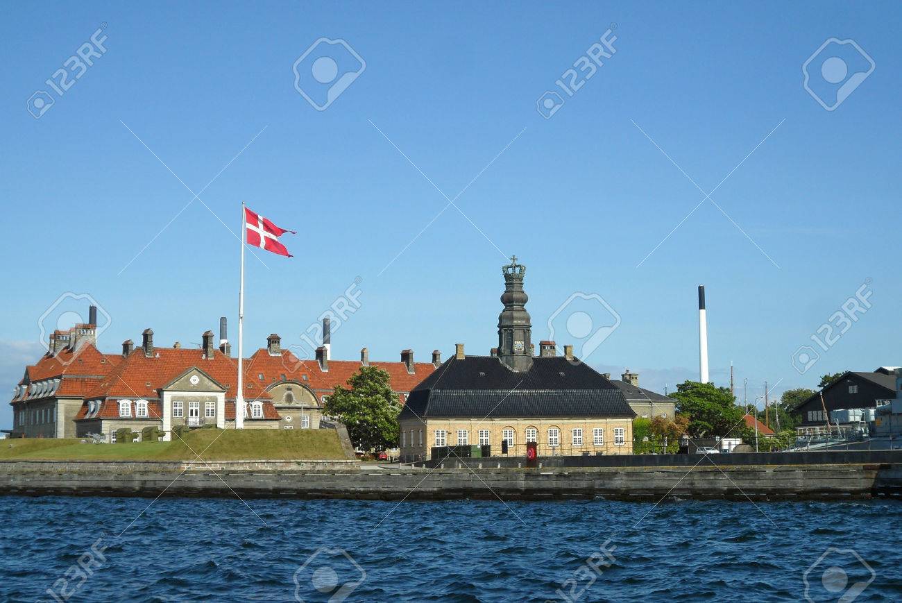 Beeindruckende Architektur Der Alten Marinebasis Hafen Von Kopenhagen Danemark Lizenzfreie Fotos Bilder Und Stock Fotografie Image