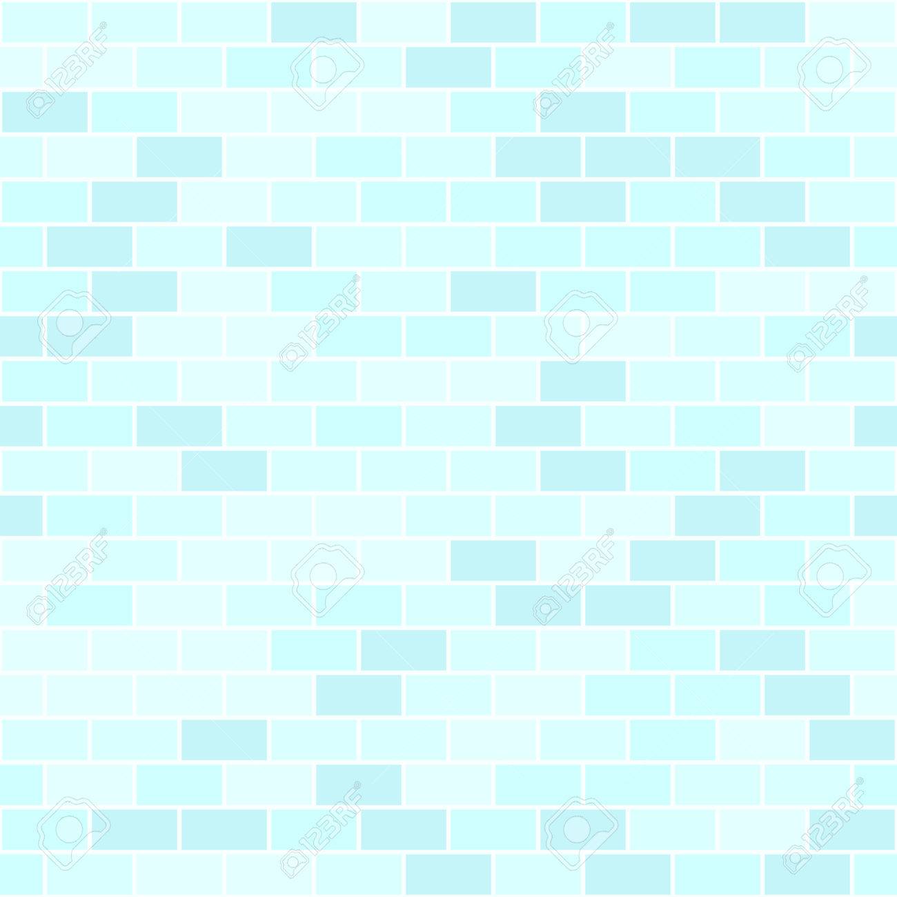 Cyan Brick Wall Pattern Seamless Vector Background Blue Rectangular Royalty Free Cliparts Vectors And Stock Illustration Image 83597011