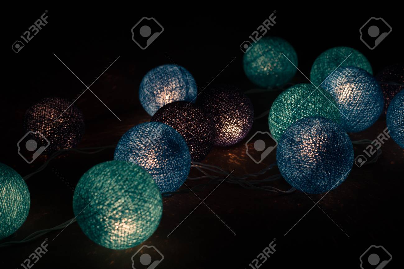 colorful light ball cotton