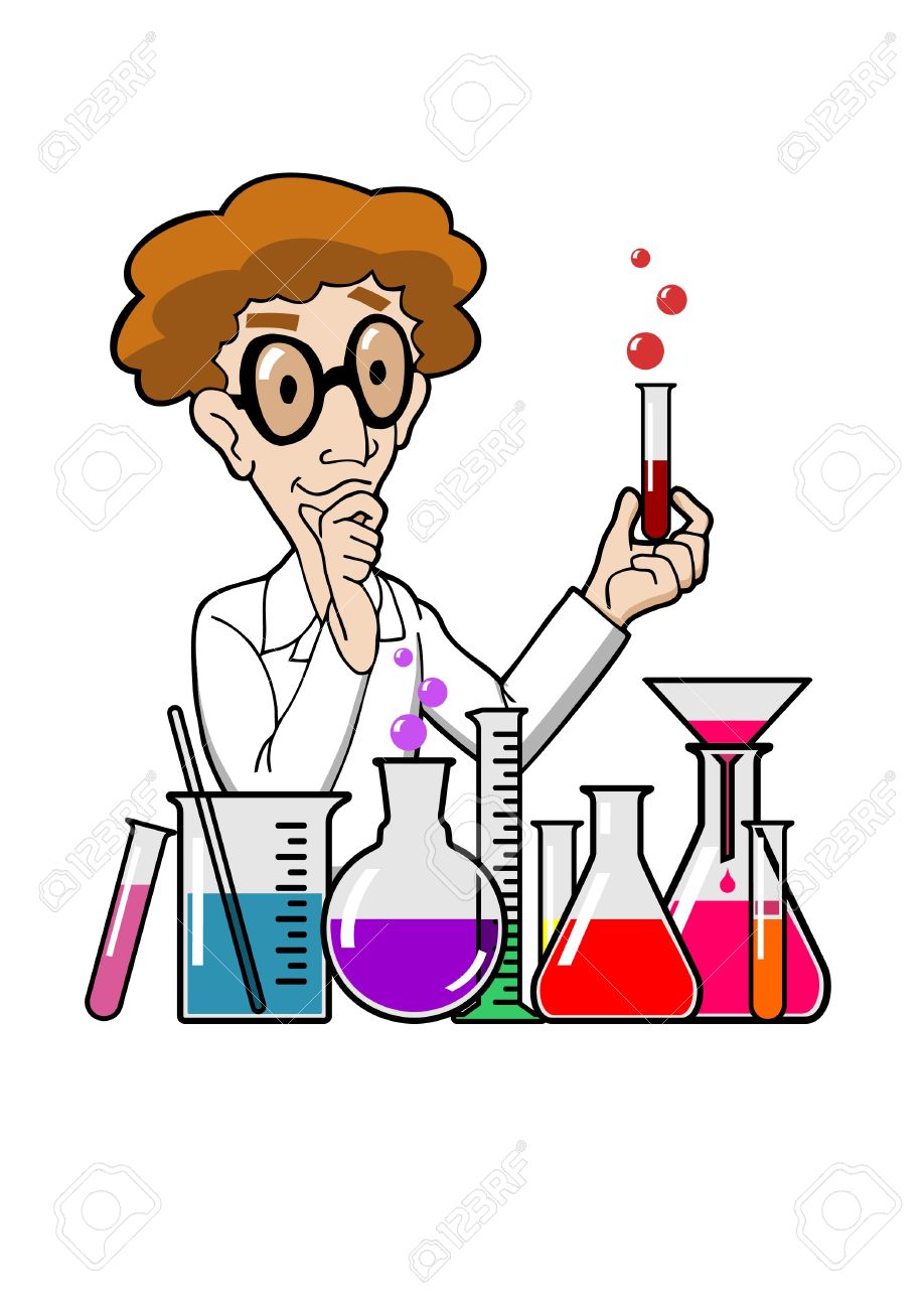 研究所の科学者のイラスト素材 ベクタ Image