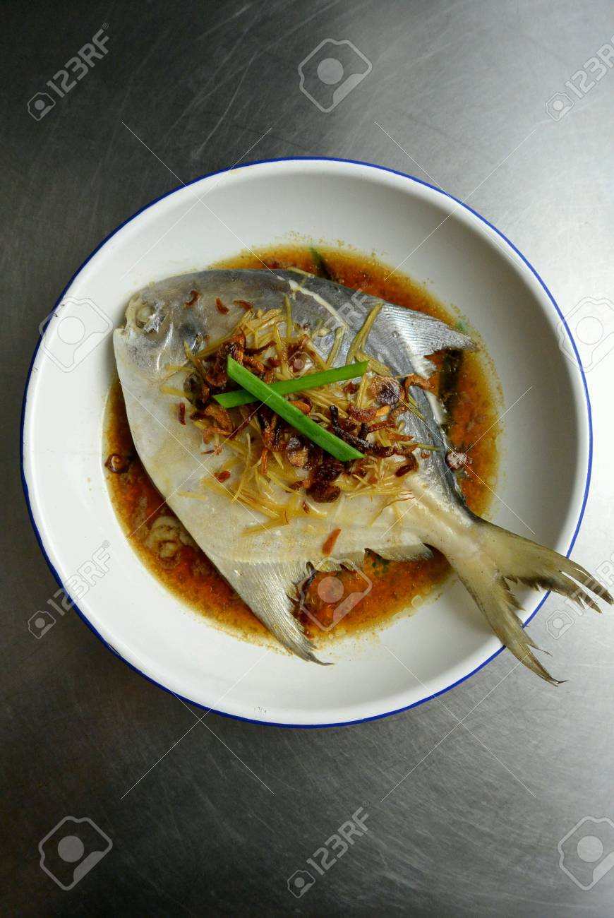 ハマシマガツオ魚を蒸し中華料理 の写真素材 画像素材 Image ハマシマガツオ魚を蒸し中華料理 の写真素材 画像素材 Image