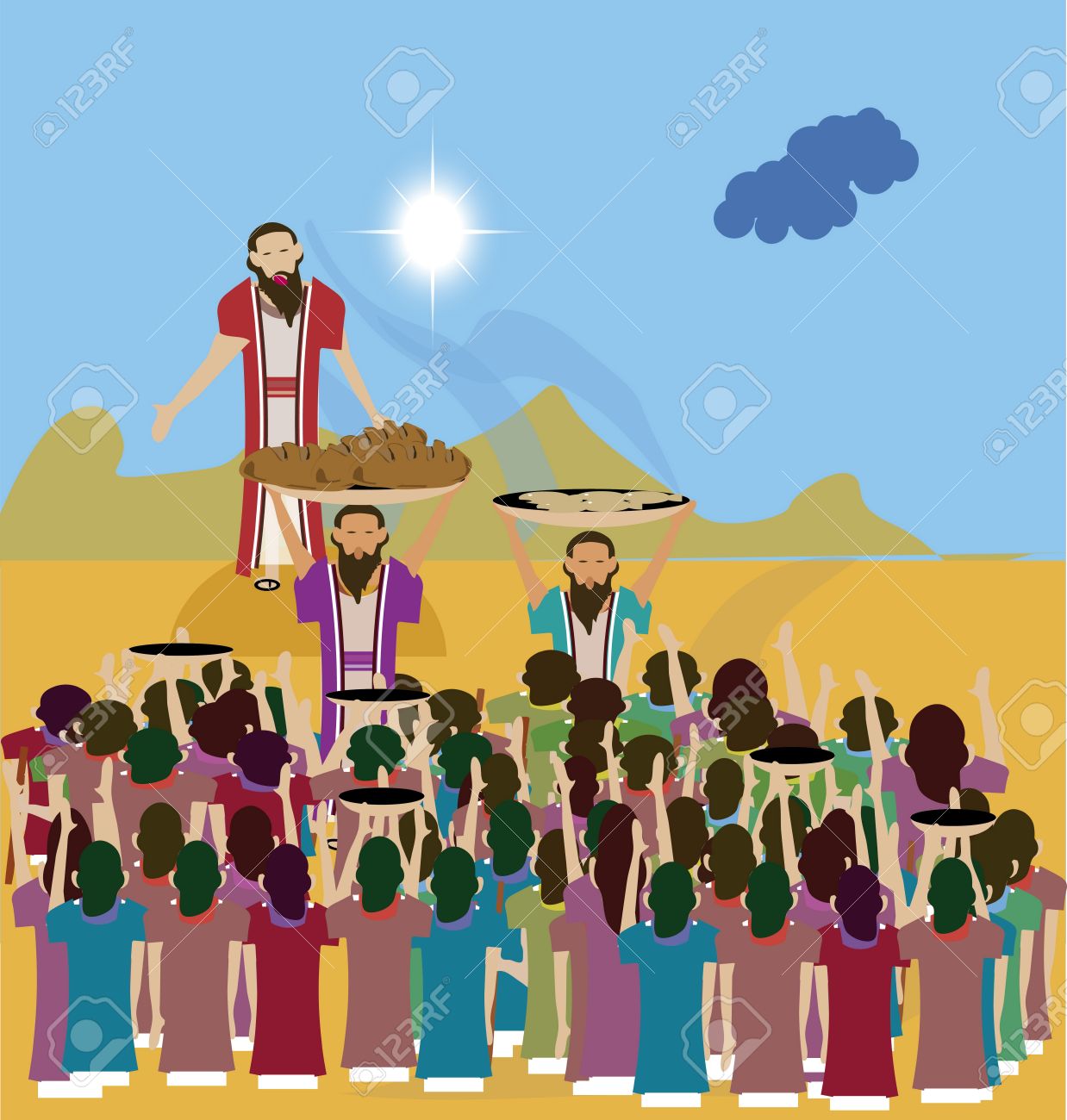 jesus fed the 5000