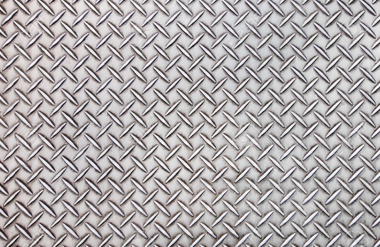 Old Steel Diamond Plate Pattern Background Texture. Stock Photo, Picture  And Royalty Free Image. Image 62395579.