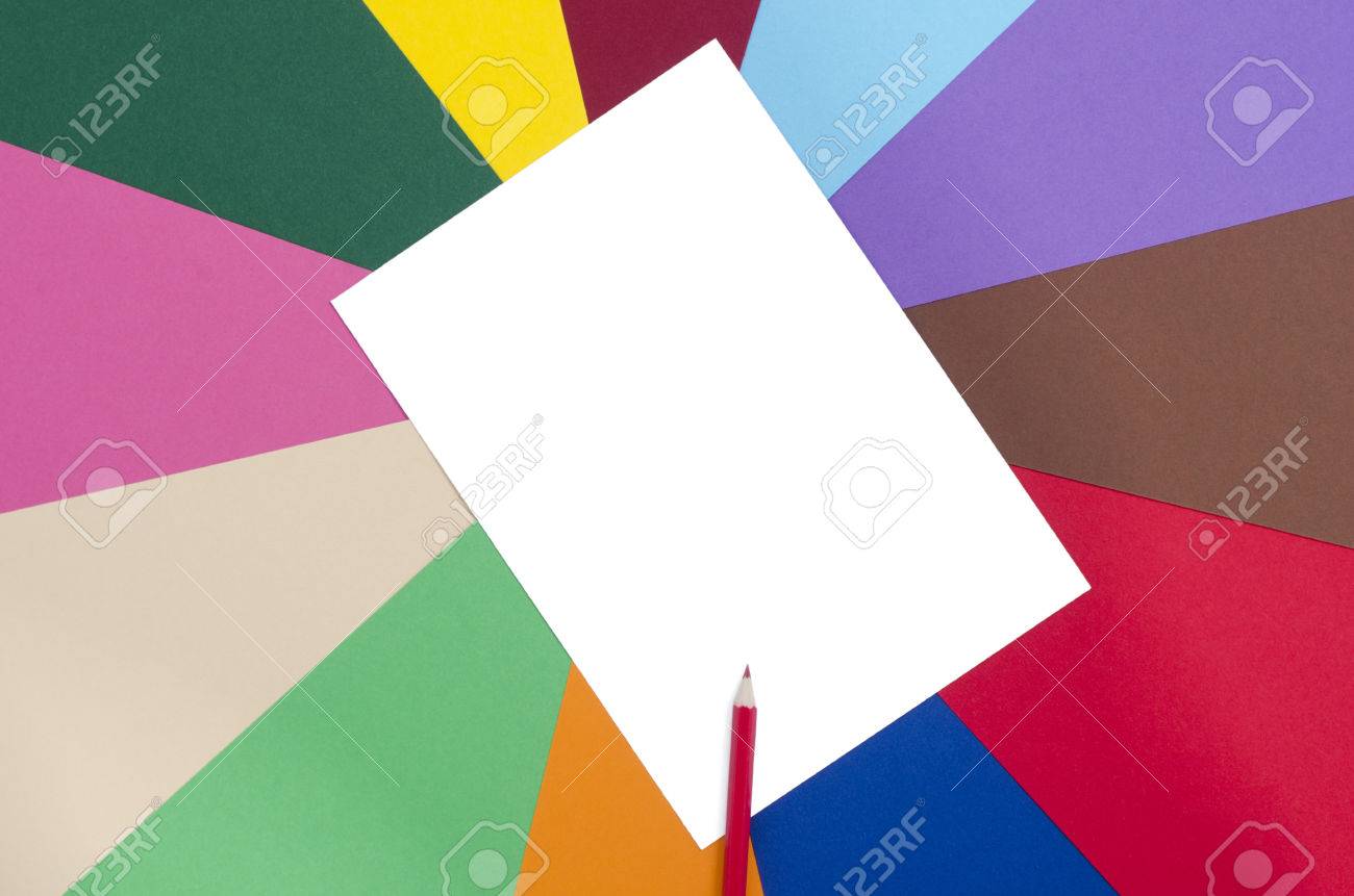 red pencil and white sheet paper color pencil on a blank white paper with rainbow - Blank Rainbow To Color red pencil and white sheet paper color pencil on a blank white paper with rainbow - Blank Rainbow To Color