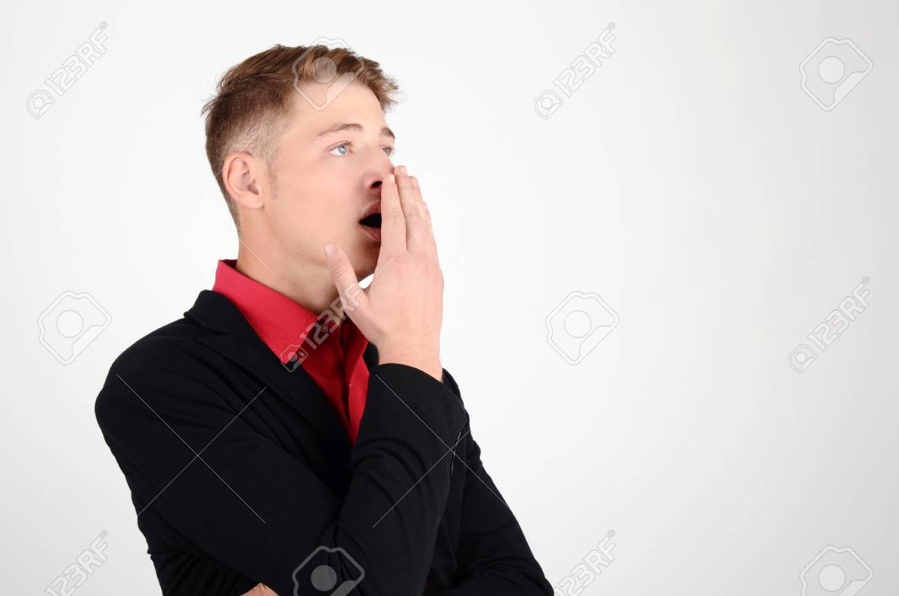 疲れてビジネス見てびっくり びっくり の写真素材 画像素材 Image