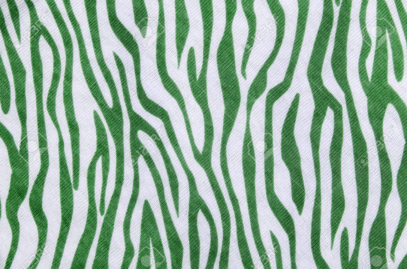 green zebra print