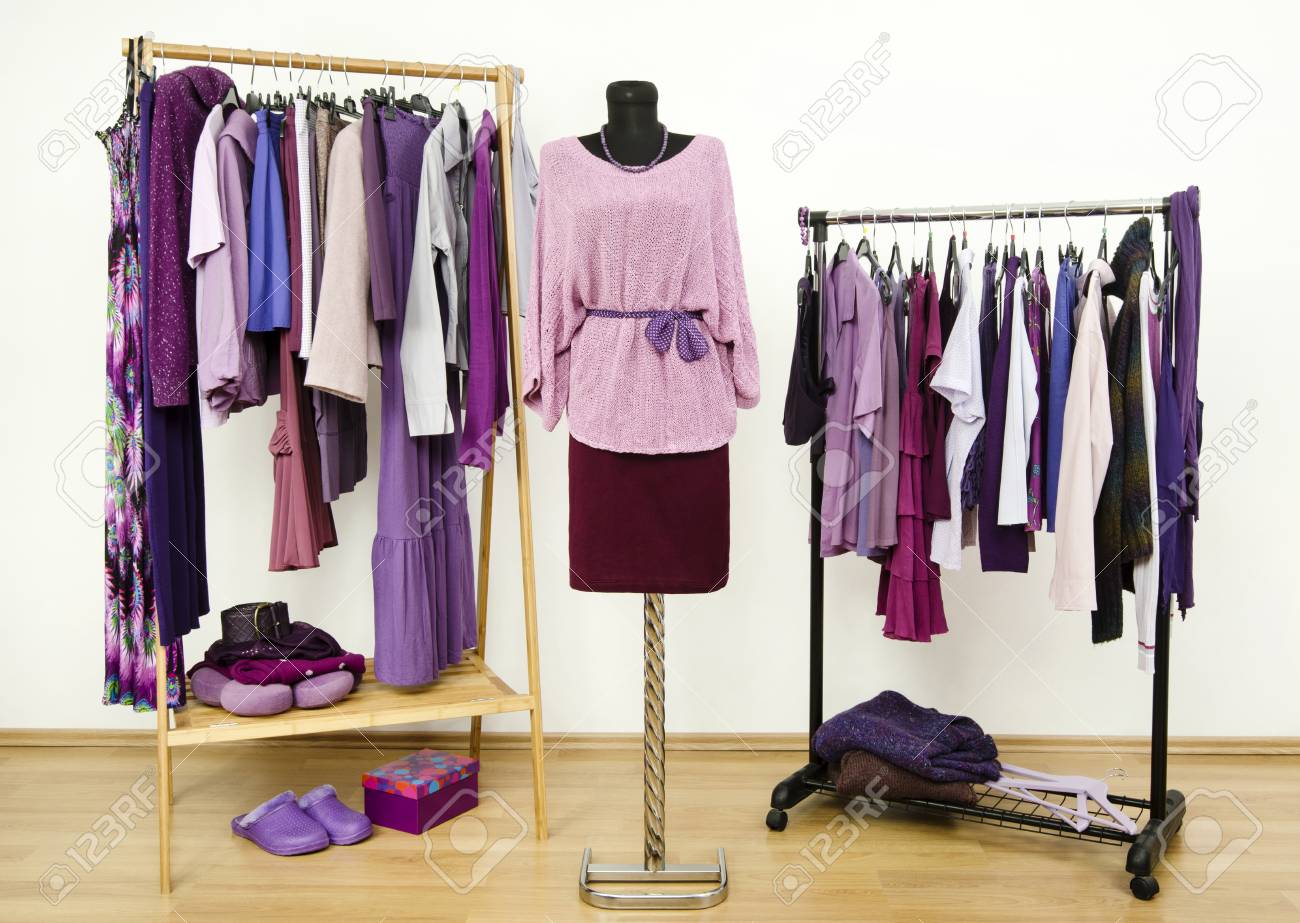 all purple outfit