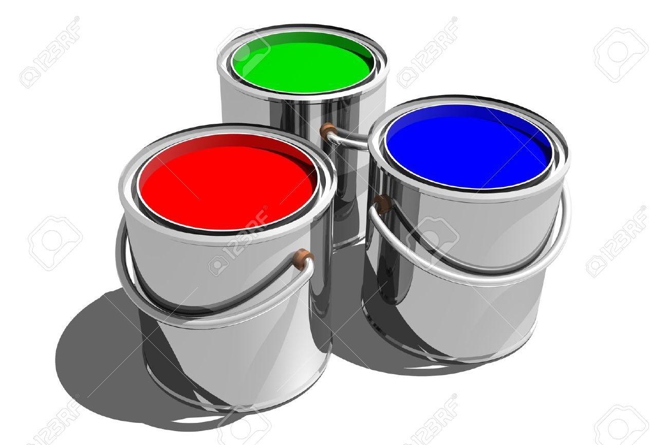 photo of paint cans 3d stock photo picture and royalty free image