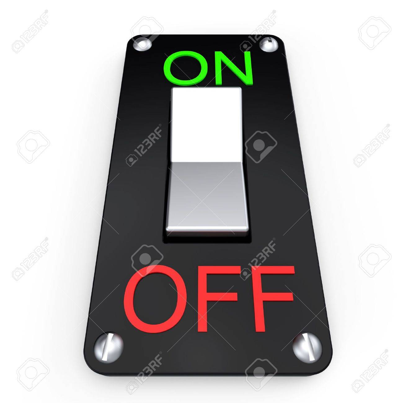 electric power switcher 3d on white stock photo picture and royalty