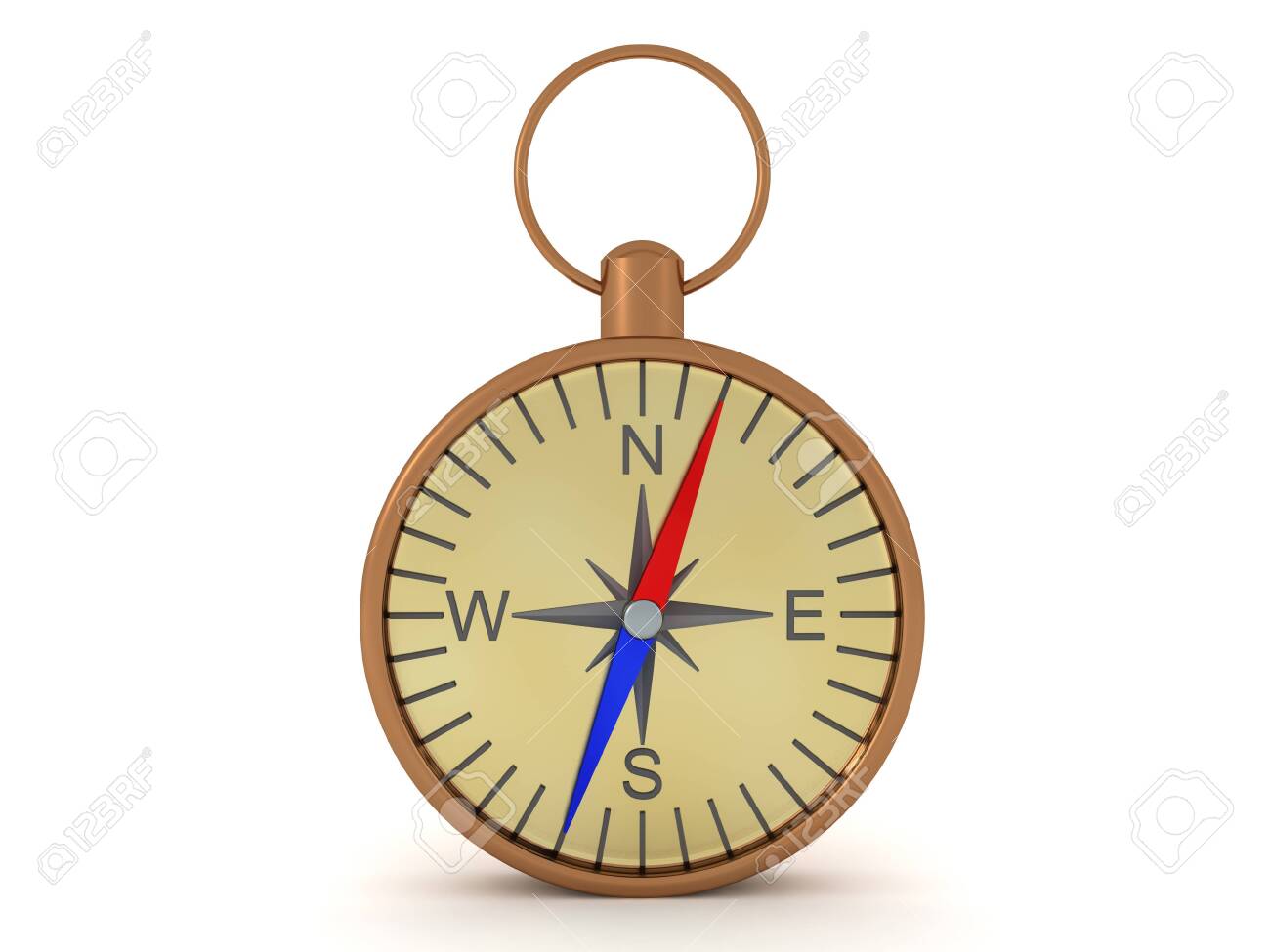 3D Rendering of compass. 3D Rendering isolated on white. - 139347937 3D Rendering of compass. 3D Rendering isolated on white. - 139347937