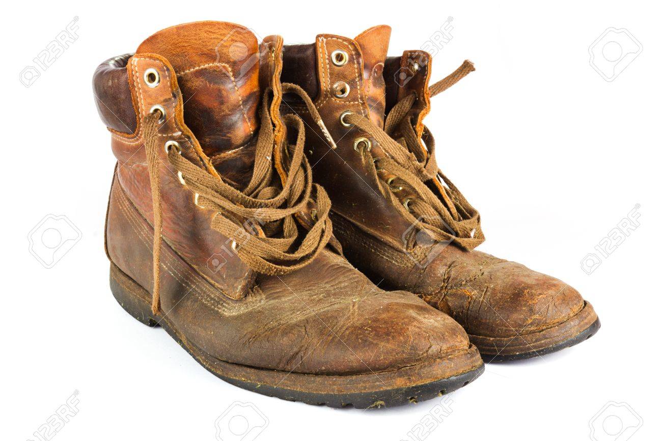 tan leather work boots