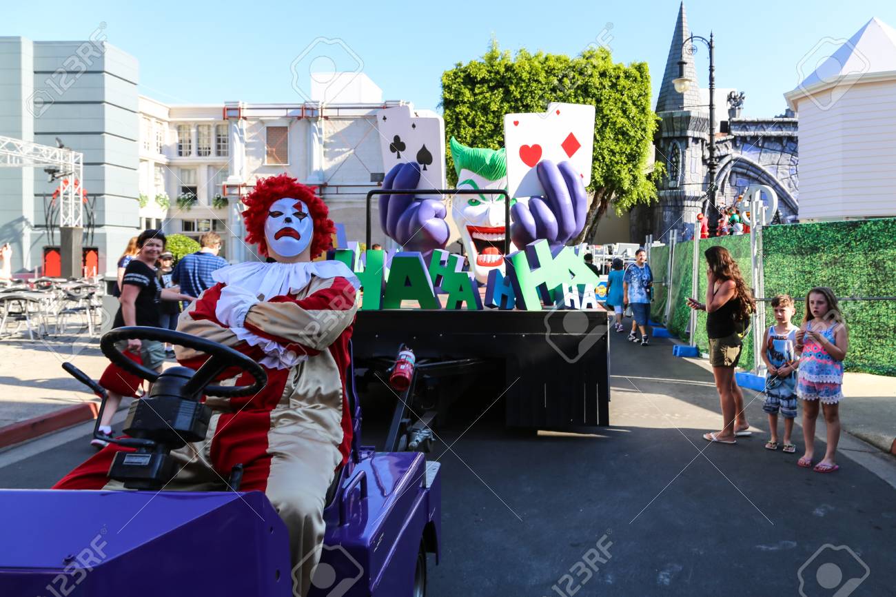 The Tour In Warner Bros Movie World Gold Coast Australia Stock