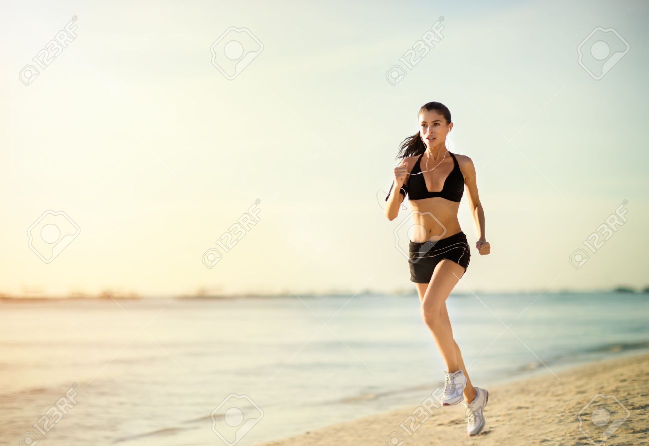 femme running