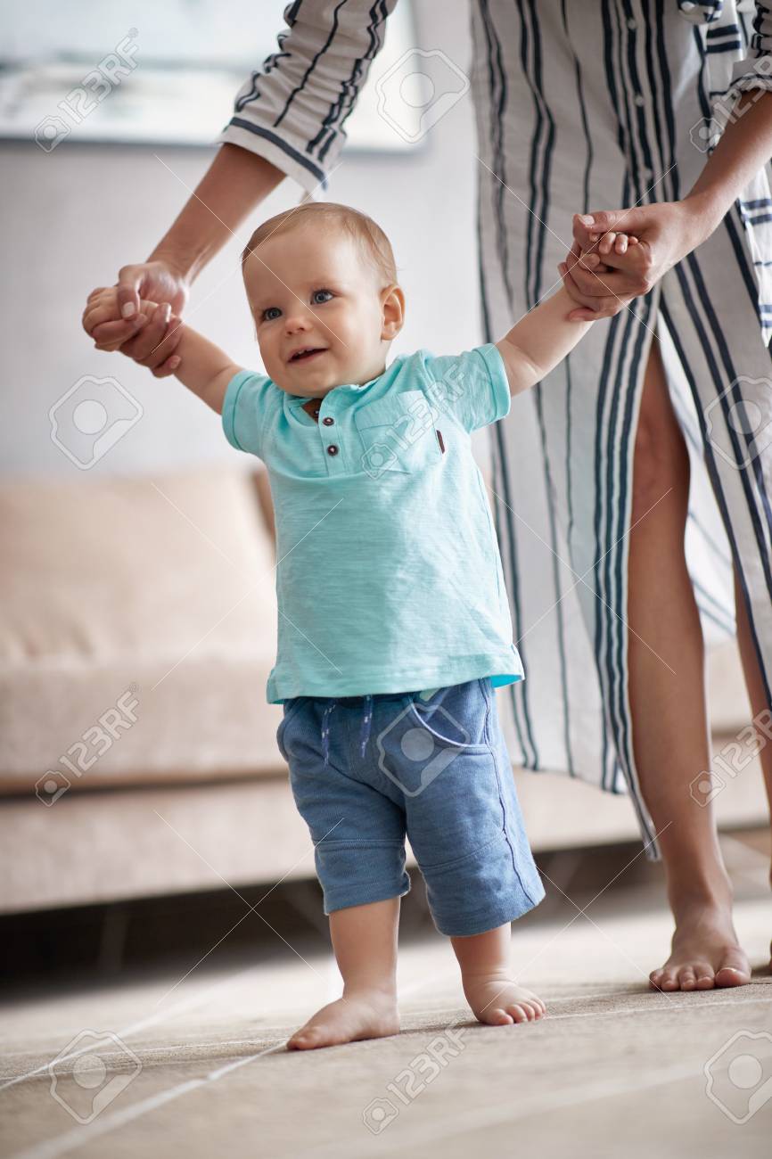 baby learning walking