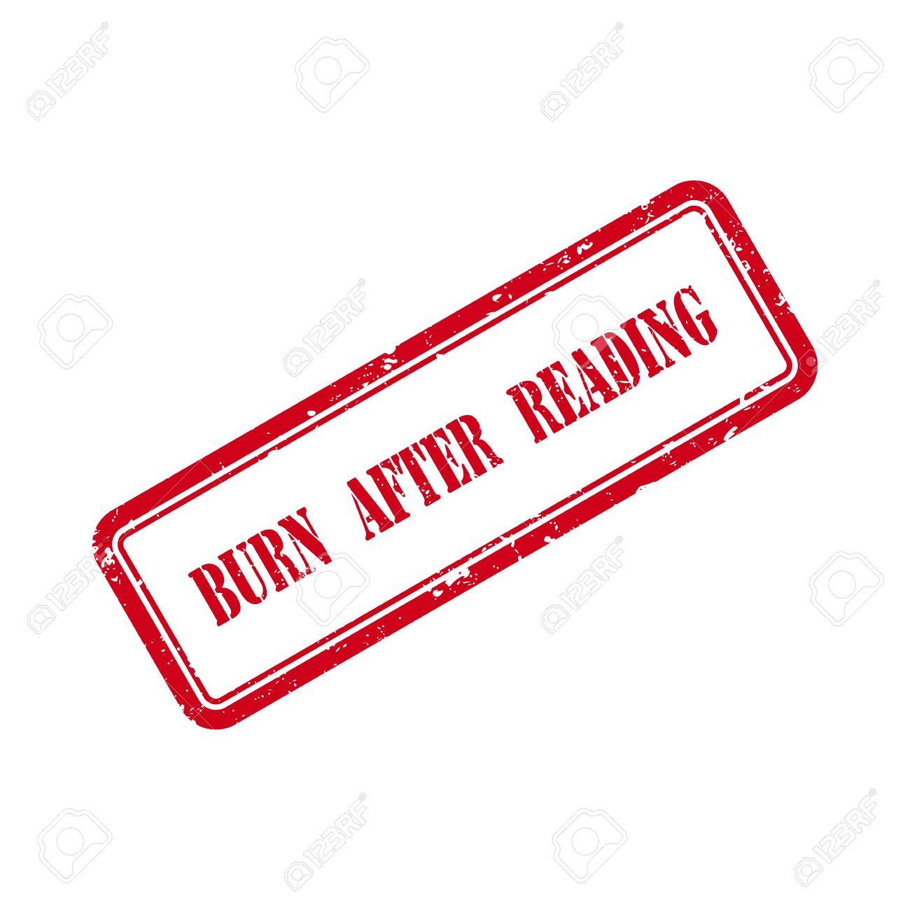 グランジ ゴム印ベクトル イラストをバーンアフターリーディングします のイラスト素材 ベクタ Image 20439708