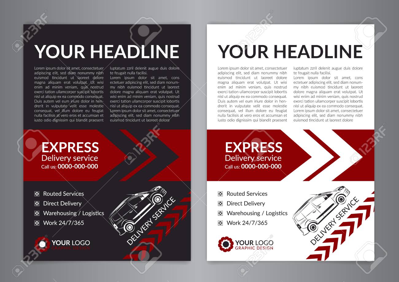 delivery flyer template