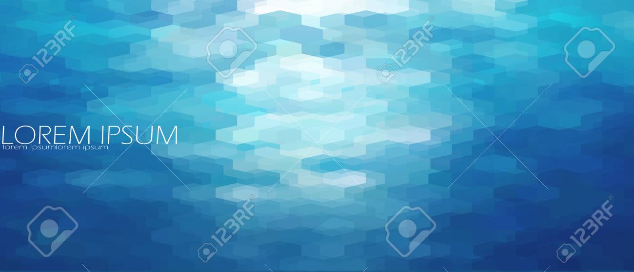 blue aqua water sea background template underwater abstract