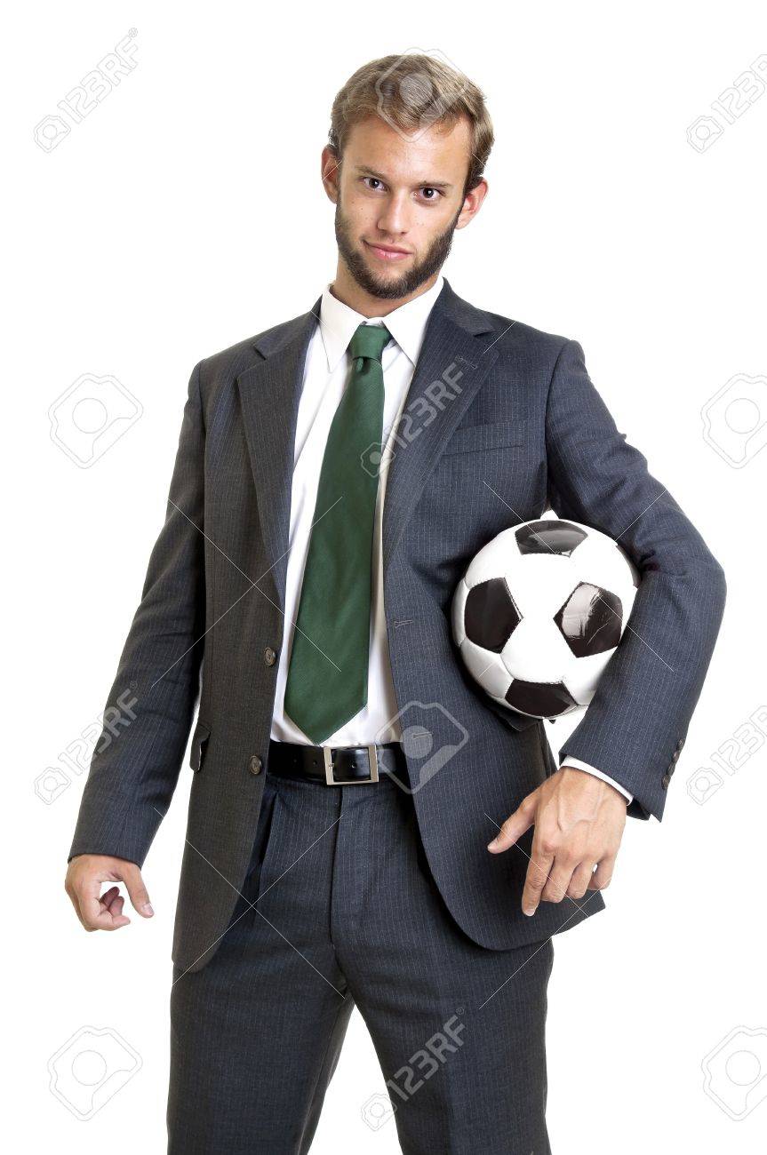 サッカー ボールのポーズを持ったビジネスマン の写真素材 画像素材 Image サッカー ボールのポーズを持ったビジネスマン の写真素材 画像素材 Image